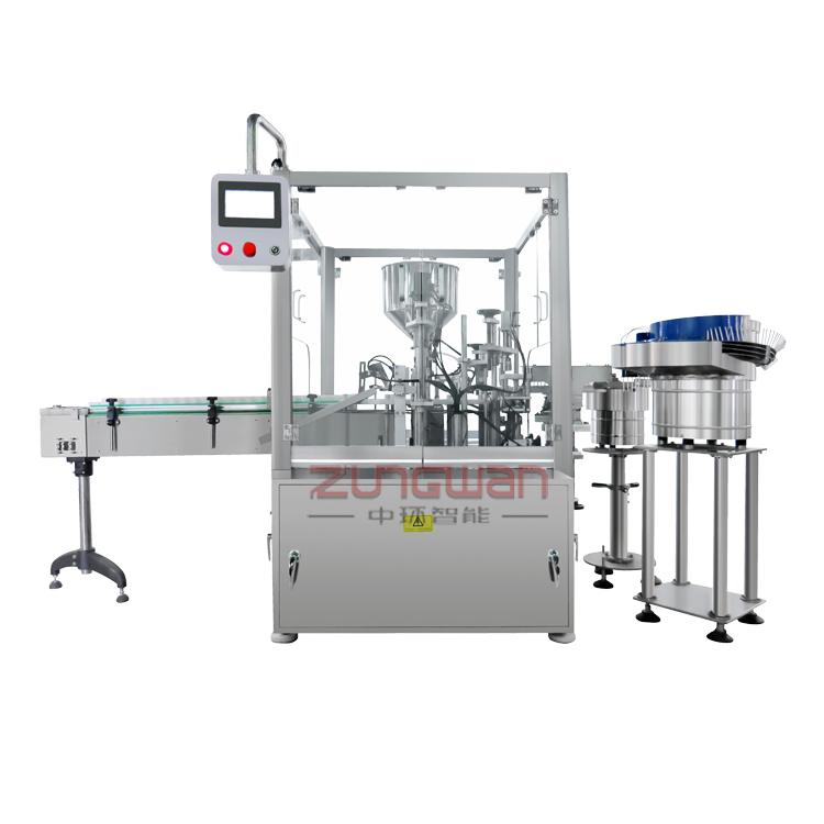 ZHJM-12R全自動眼線液灌裝上刷旋蓋機(jī)