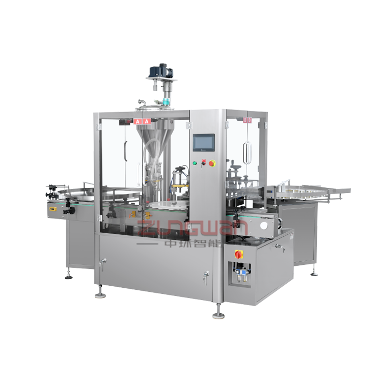 ZHG-50全自動膏霜灌裝上墊片旋蓋機(jī)